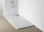 Receveur de douche, sur mesure : Largeur 100 à 300 cm x l. 70 à 150 cm. Bac à douche en résine Akrytan® anti glissant, finition misse, 10 couleurs, Livraison offerte et rapide